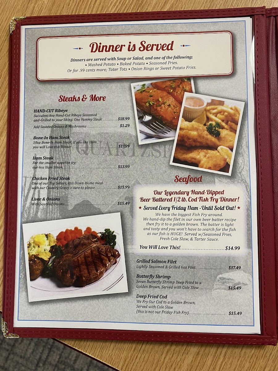 Mountain Quail Cafe Menu - Image 2