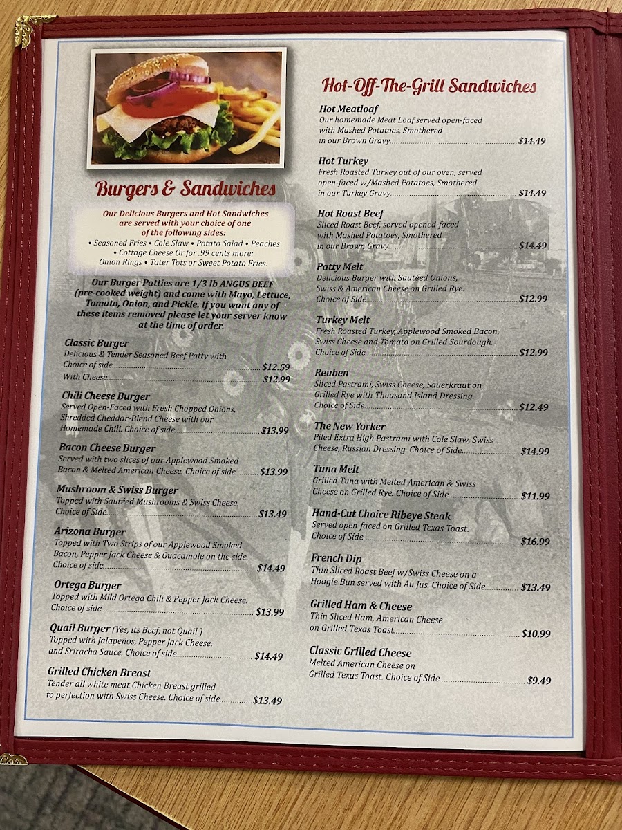 Mountain Quail Cafe Menu - Image 5